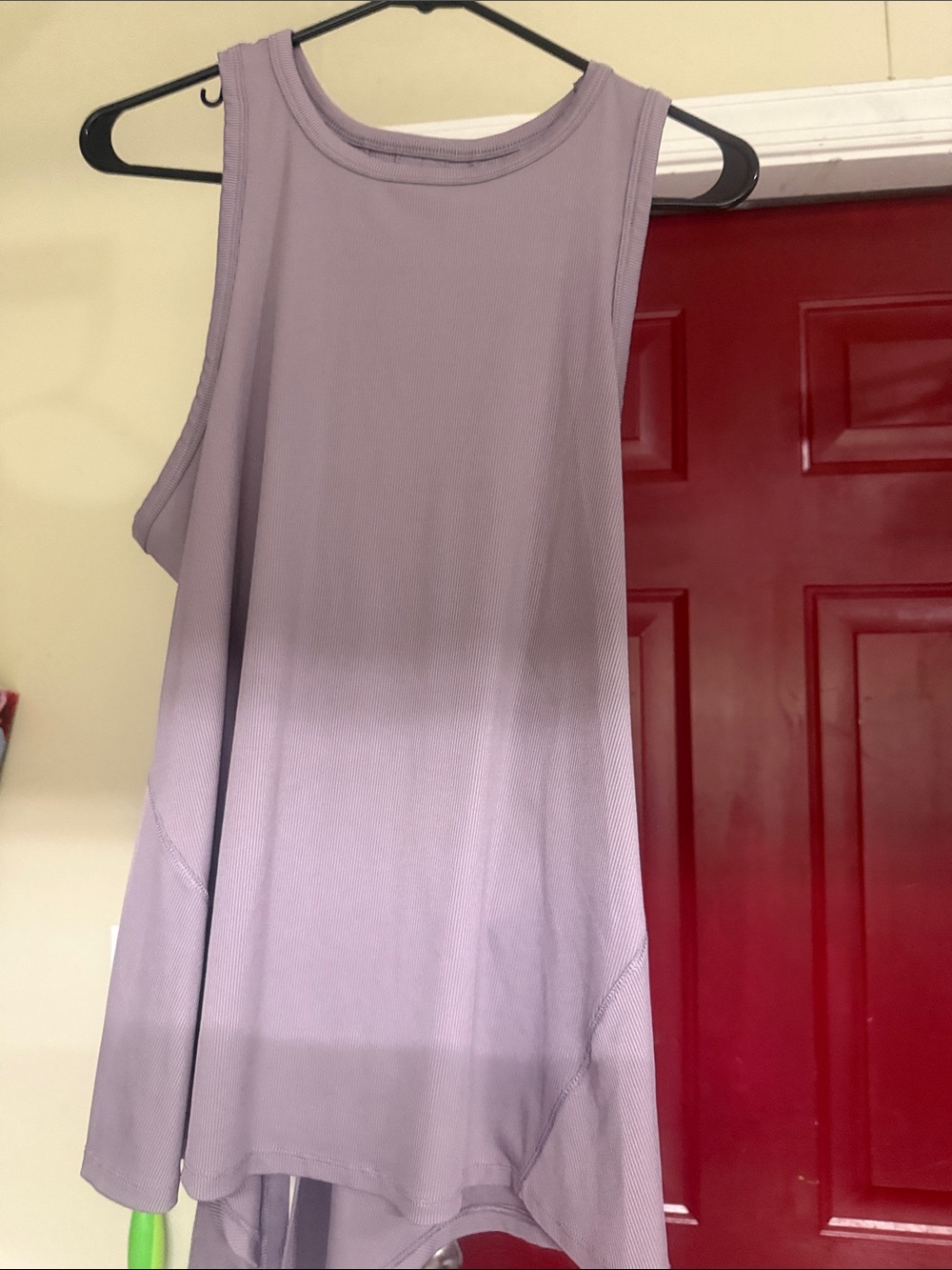 Apana Lavender High-Low Scoop Neck Tank